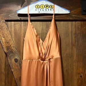 Revelry Giada Satin Dress